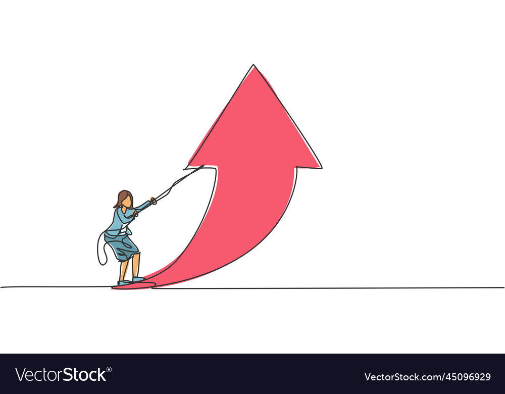 Einzelne kontinuierliche Linie Zeichnung der jungen Schönheit vector image Einzelne kontinuierliche Linie Zeichnung der jungen Schönheit