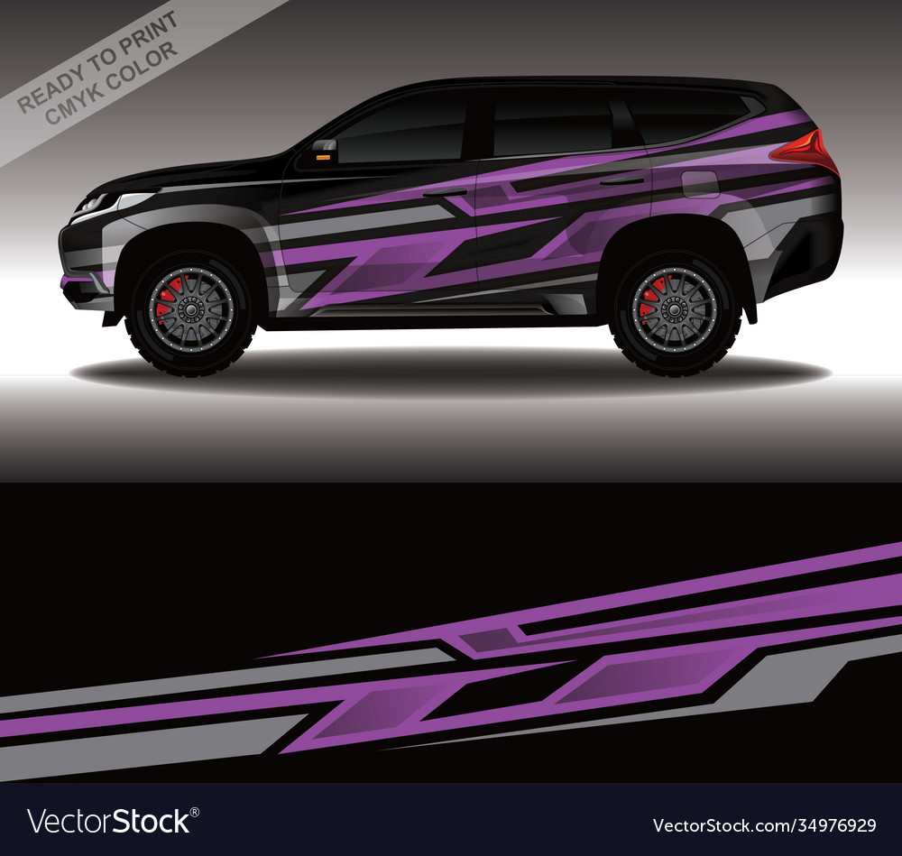Wrap car decal design custom livery race rally