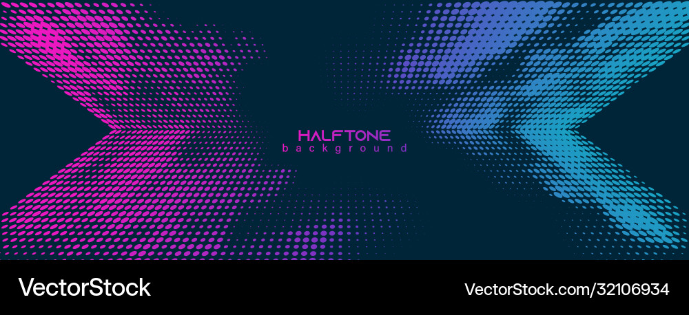 Abstract background halftone gradient Royalty Free Vector