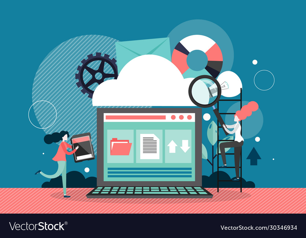 Cloud Computing Technology Concept
