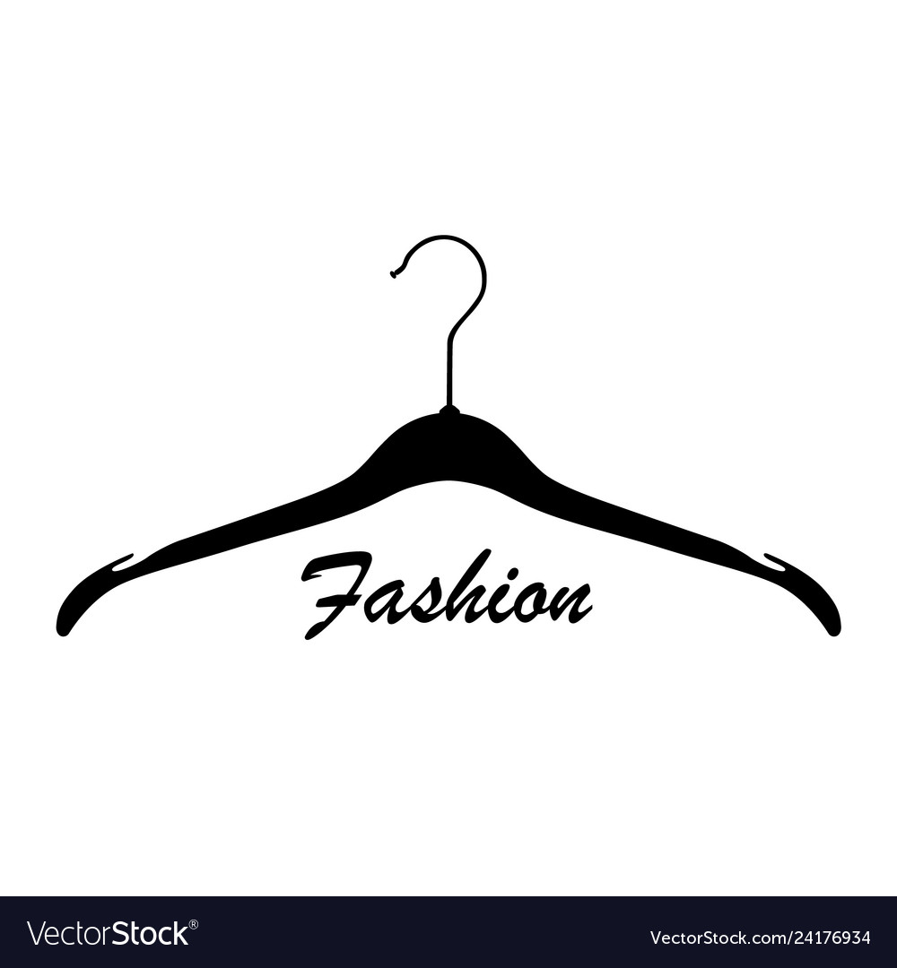 Download Creative fashion logo design sign with lettering Vector Image