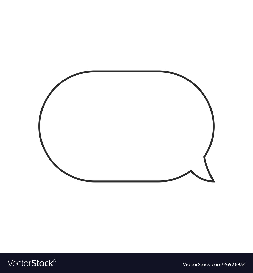 Message bubbles chat template vector image Message bubbles chat template