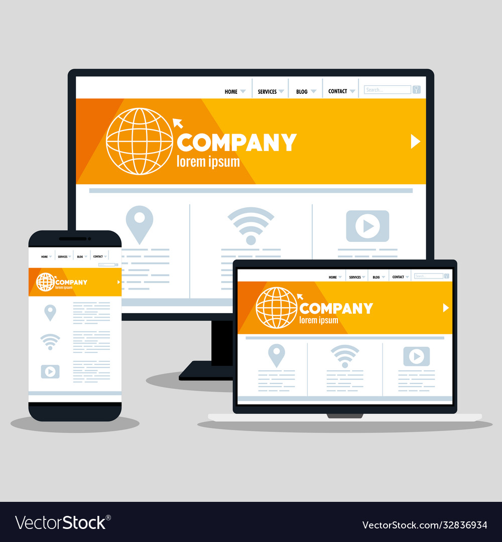 Responsive Website Mockups