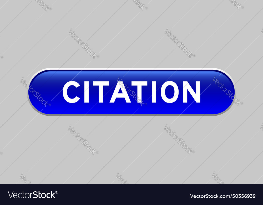 Blue color capsule shape button with word vector image Blue color capsule shape button with word