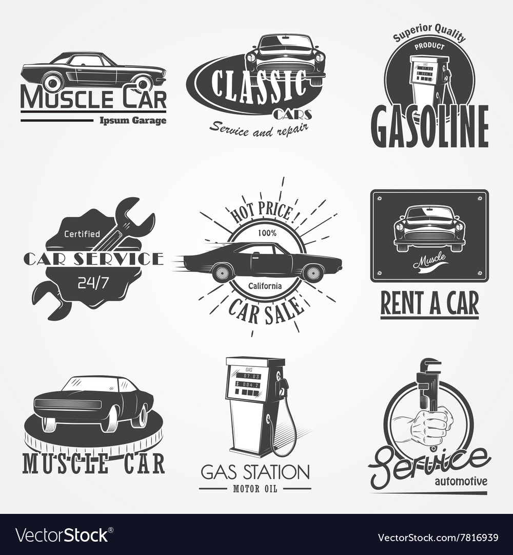 Car Repair & Garage Icons