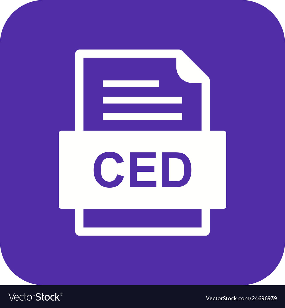 Ced file document icon