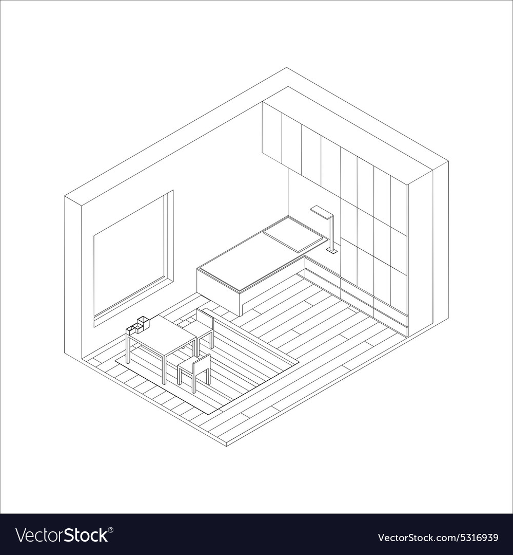 Children room Royalty Free Vector Image - VectorStock