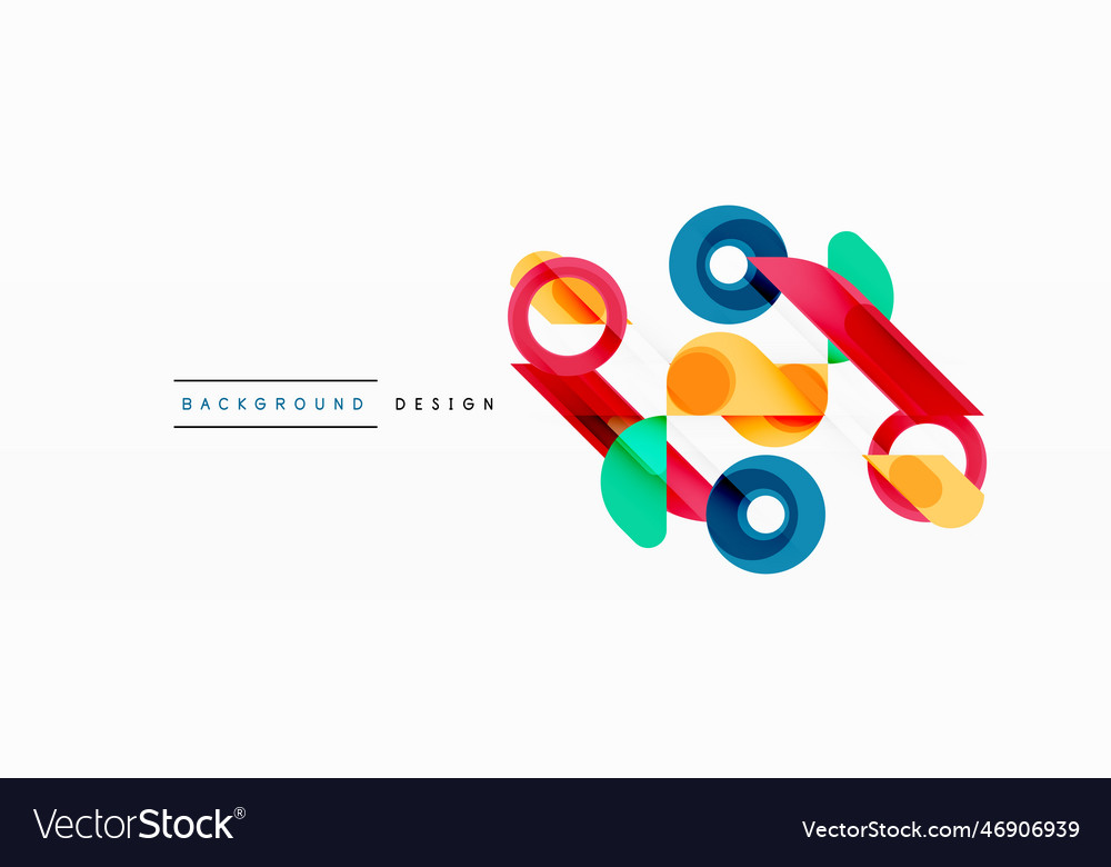Circle minimal abstract background design