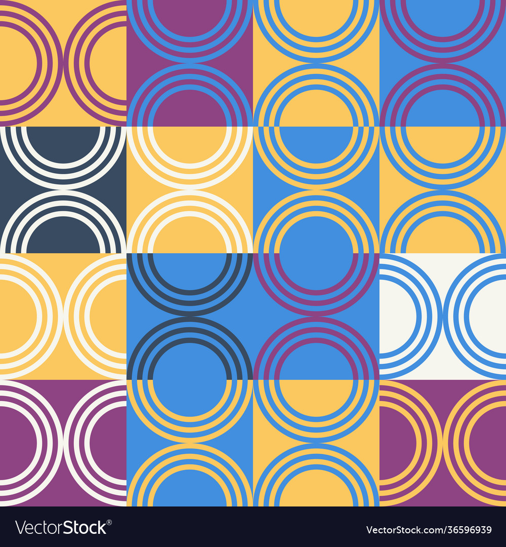 Circular abstract pattern design vector image Circular abstract pattern design