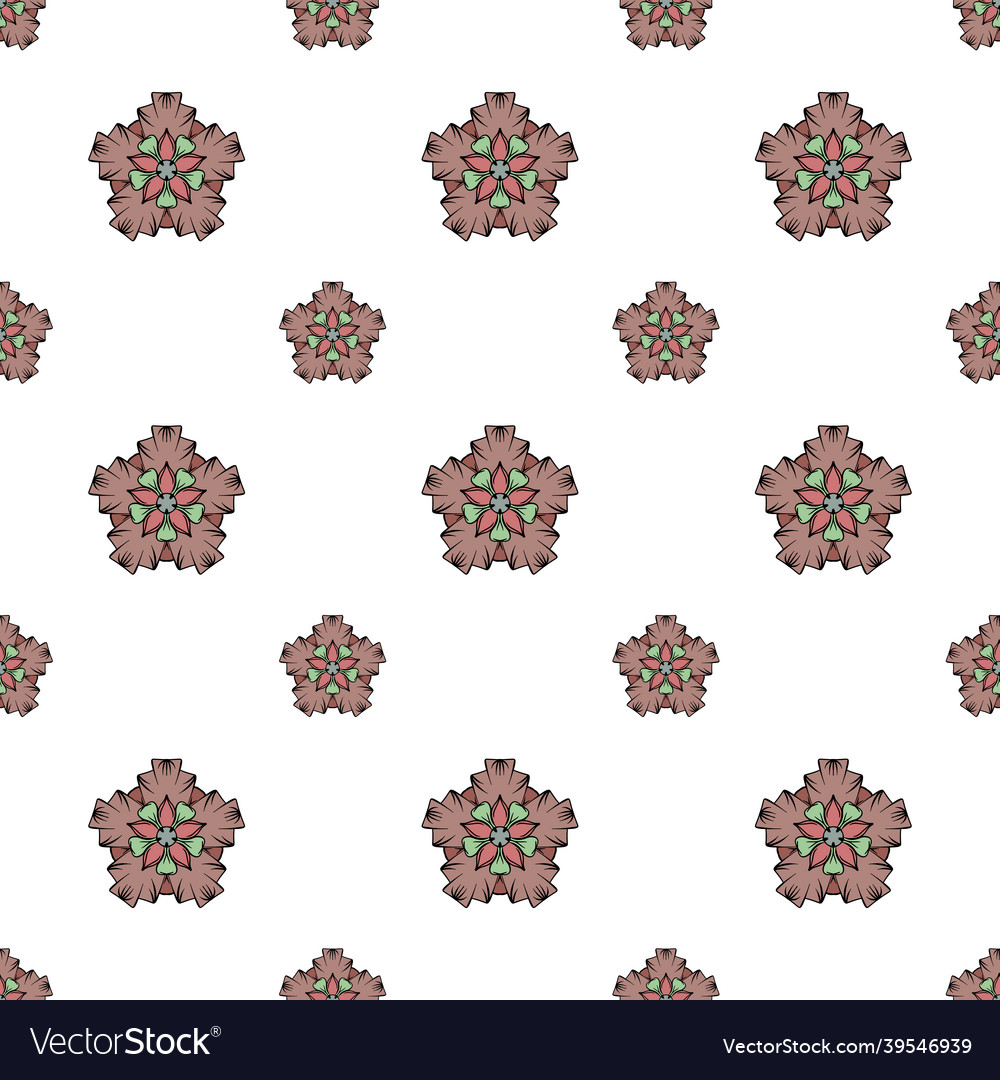 Fabric repeat pattern- seamless flat colorful