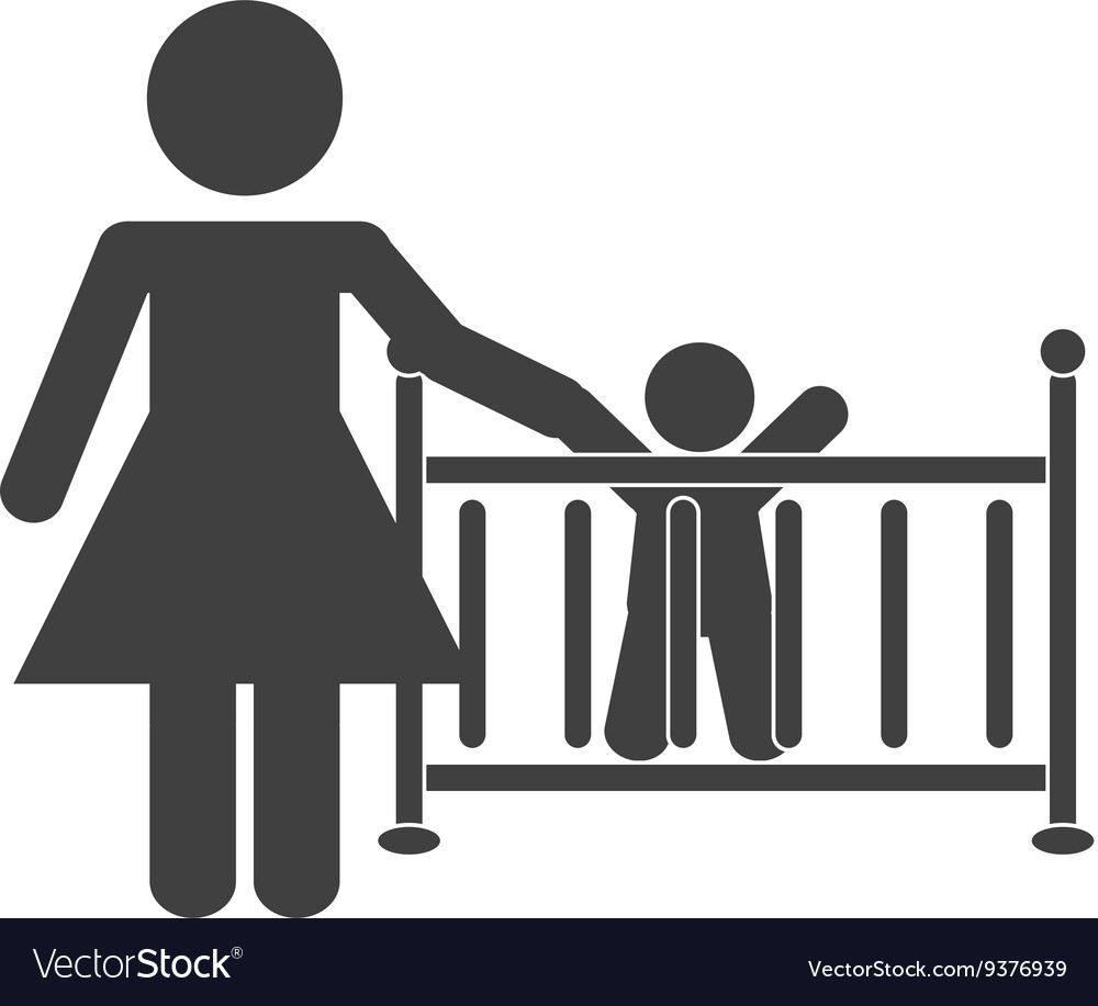 Family concept pictograph iconflat and isolated