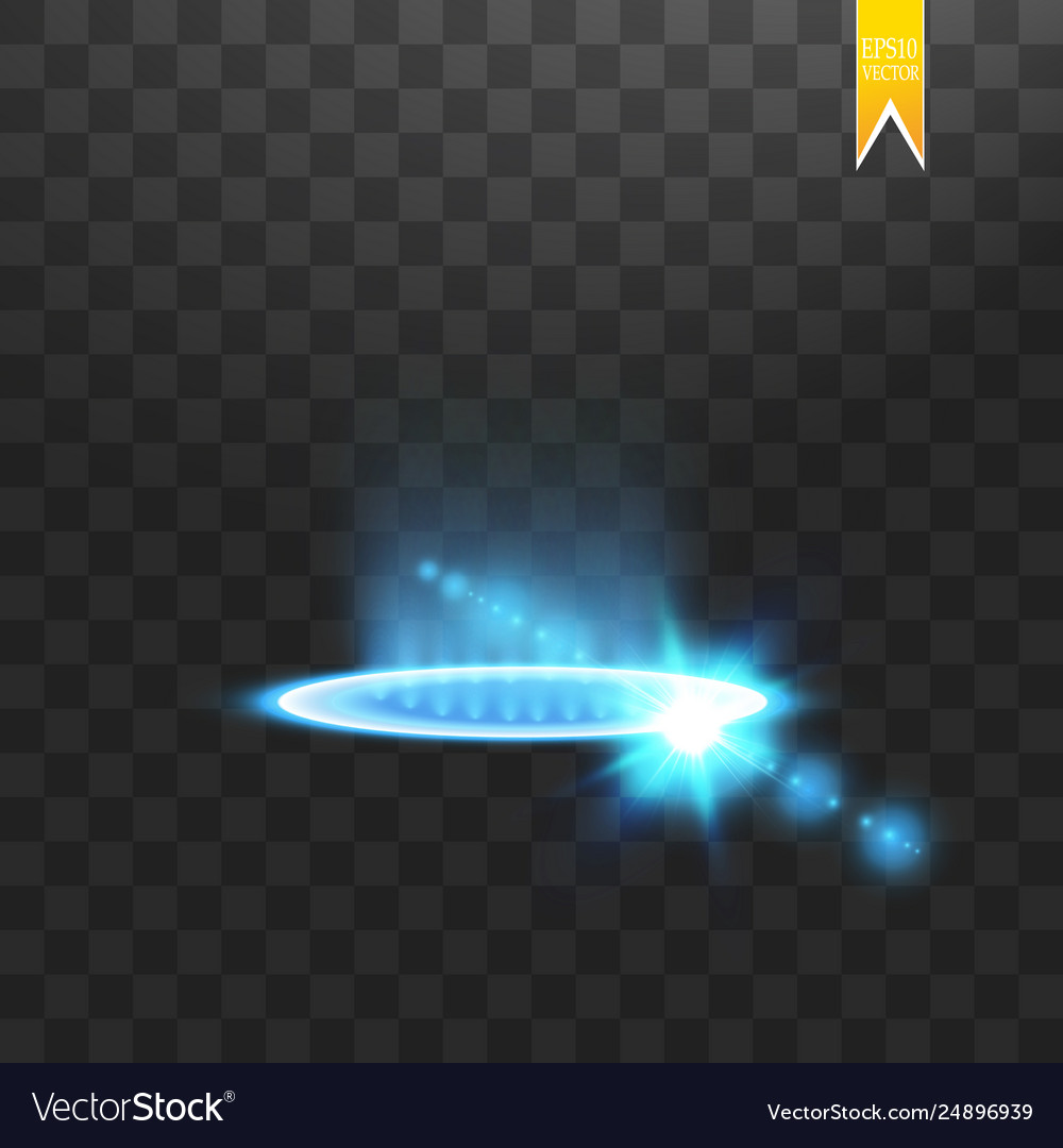 Futuristic Teleport Magic Fantasy Portal Light Vector Image