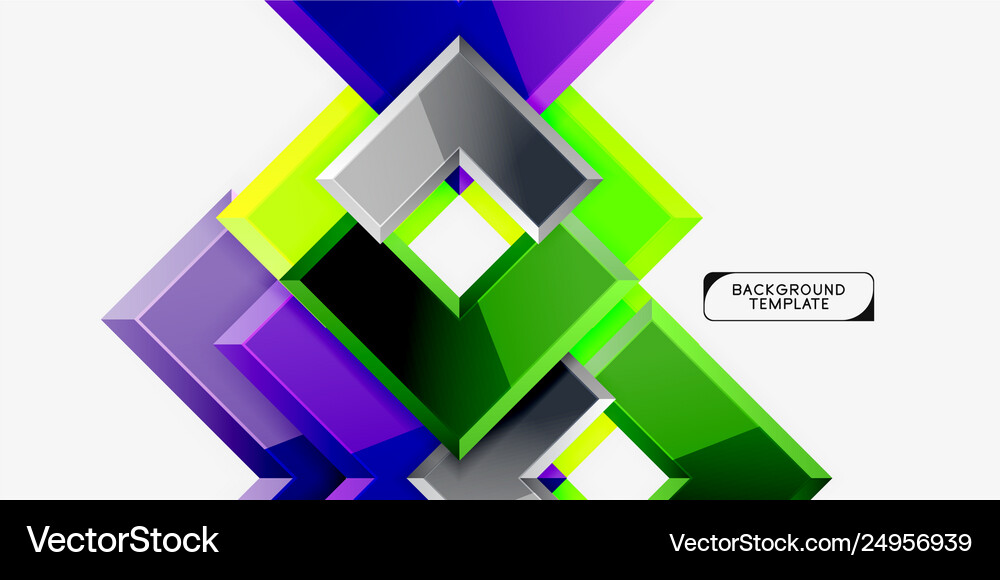 Glossy arrows background Royalty Free Vector Image