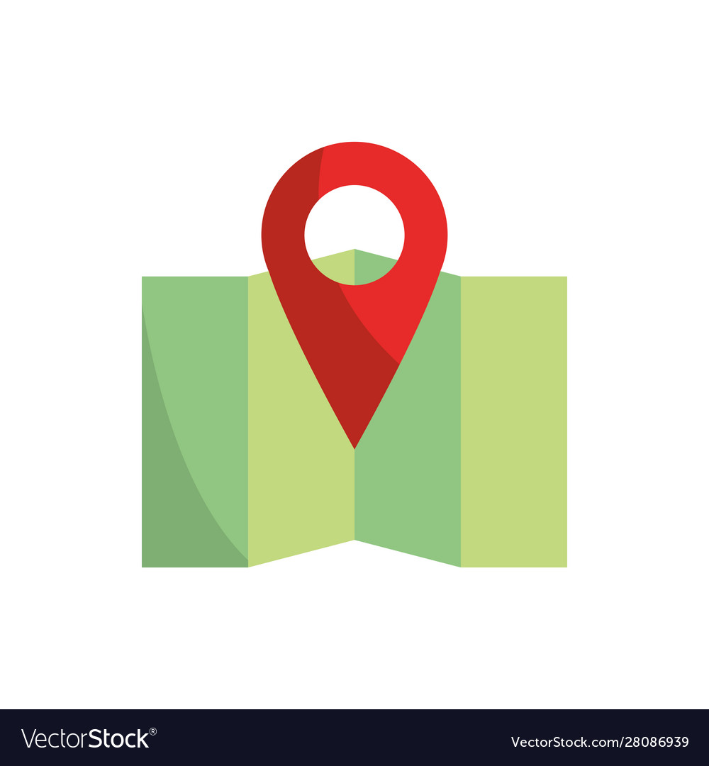 Pointer gps folded map and navigation