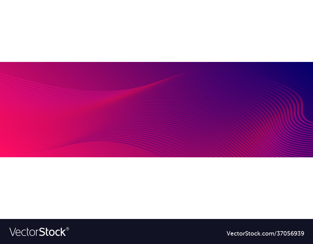 Purple and red abstract background with wavy Vector Image