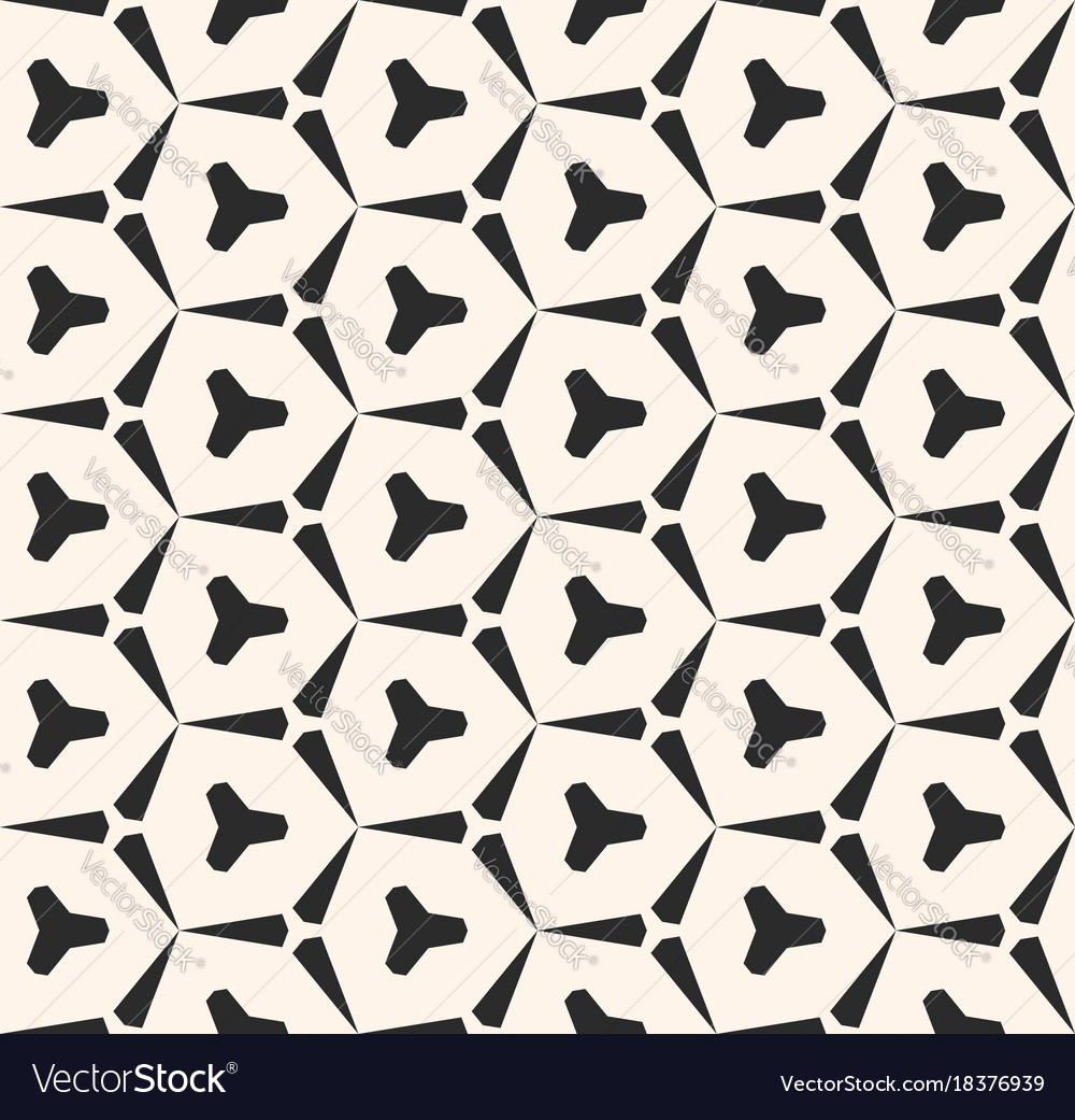 Seamless geometric pattern with triangular shapes