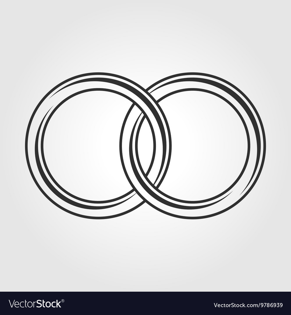 Wedding ring icon Royalty Free Vector Image - VectorStock