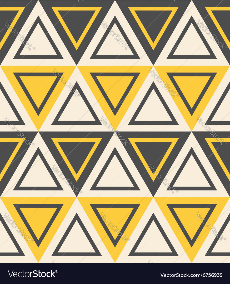 Yellow Triangle Pattern