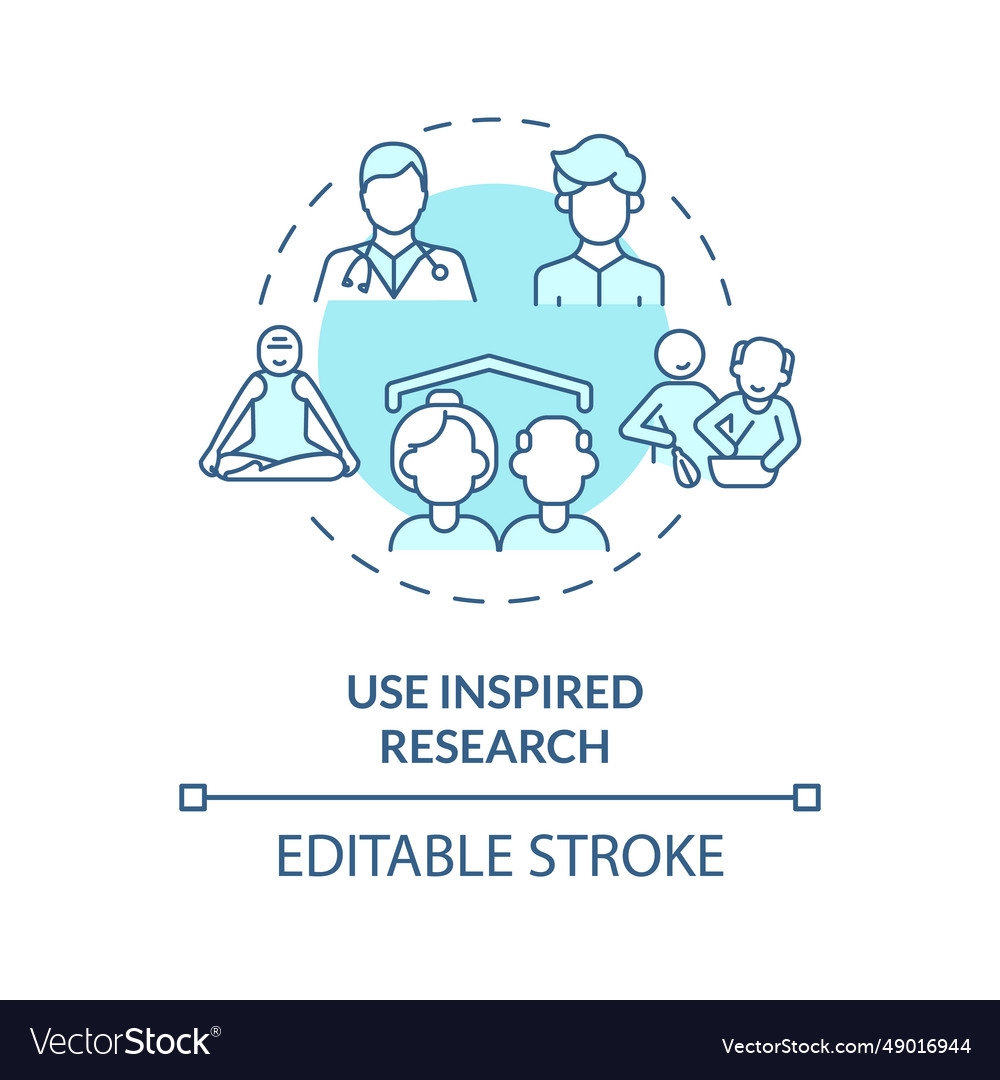 2d customizable thin line icon use inspired Vector Image 2d customizable thin line icon use inspired