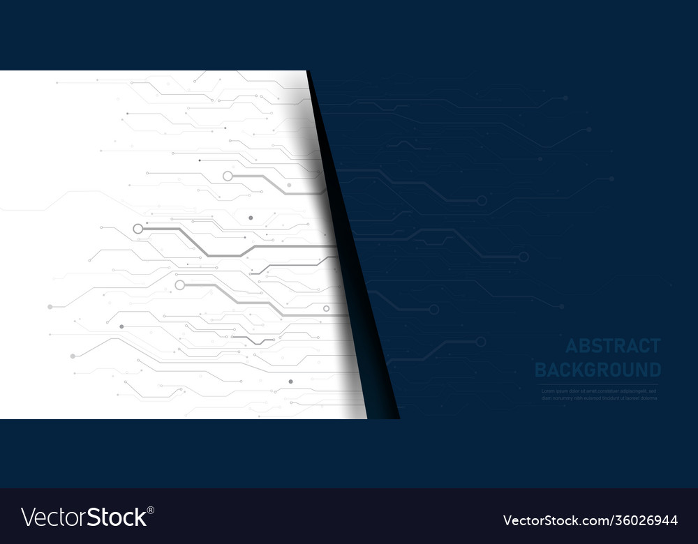 Abstract background electronic print circuit dot vector image Abstract background electronic print circuit dot