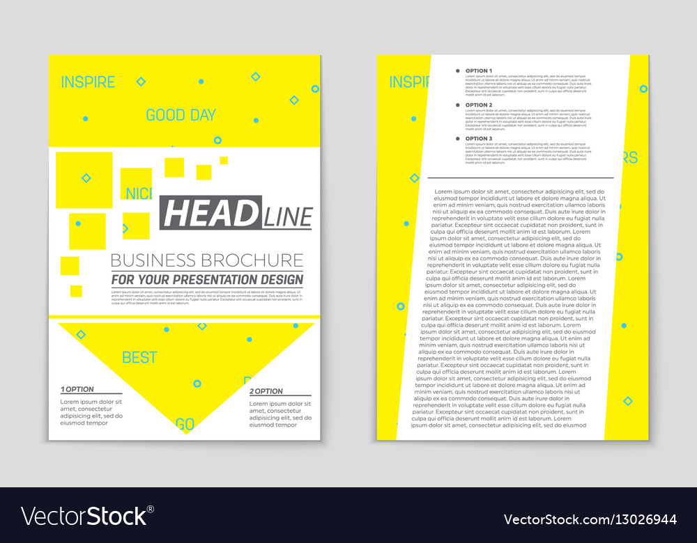 Abstract layout background set for art