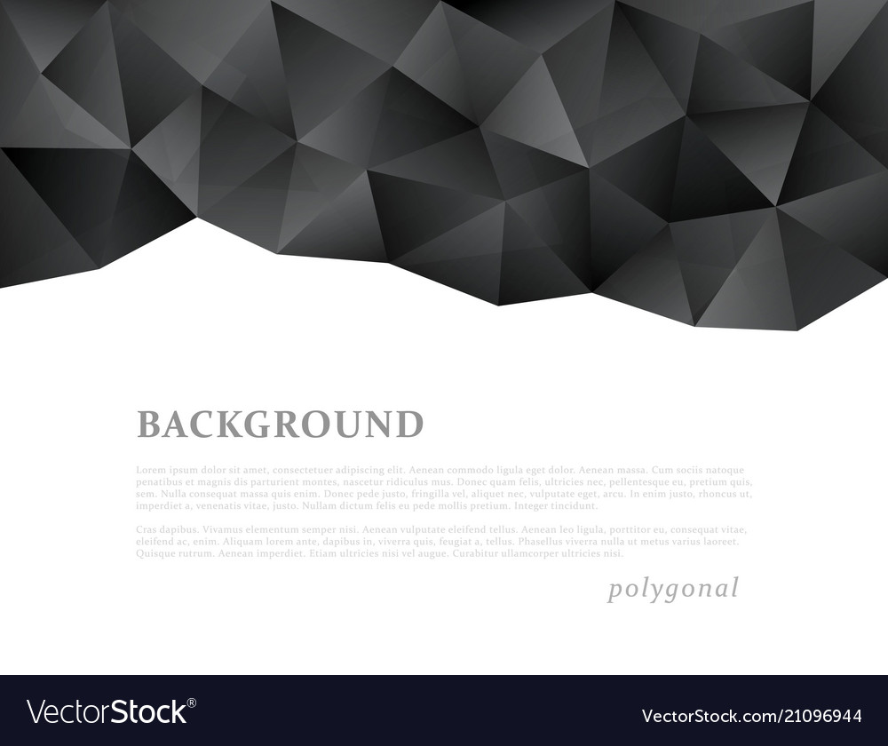 Abstract triangular banner vector image Abstract triangular banner