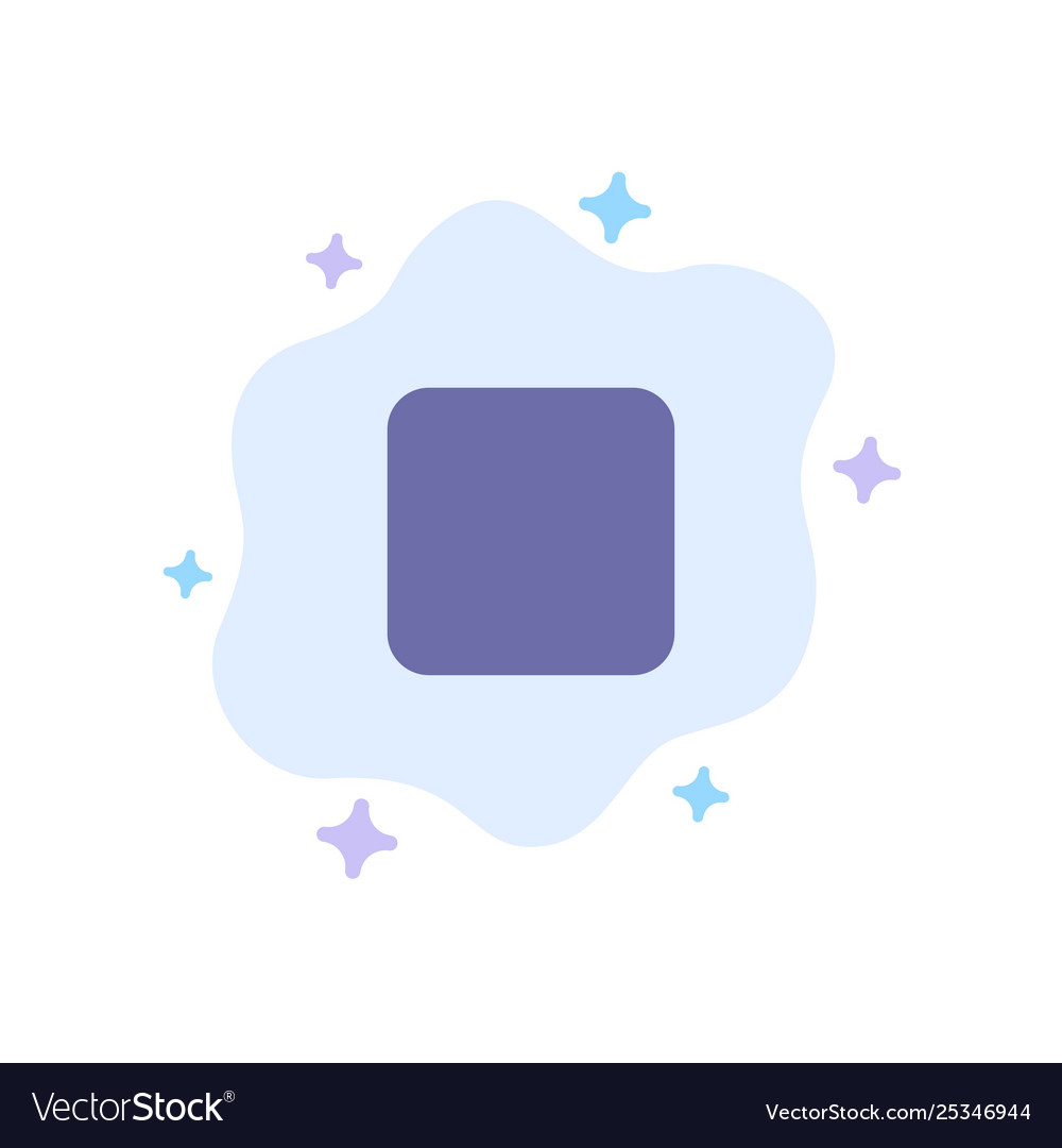 Box checkbox unchecked blue icon on abstract vector image Box checkbox unchecked blue icon on abstract