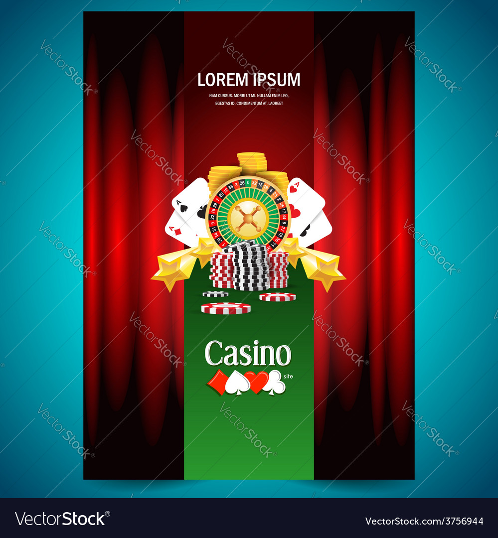 Cover poster face casino european roulette money