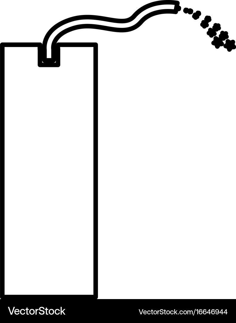 Dynamite black color icon Royalty Free Vector Image