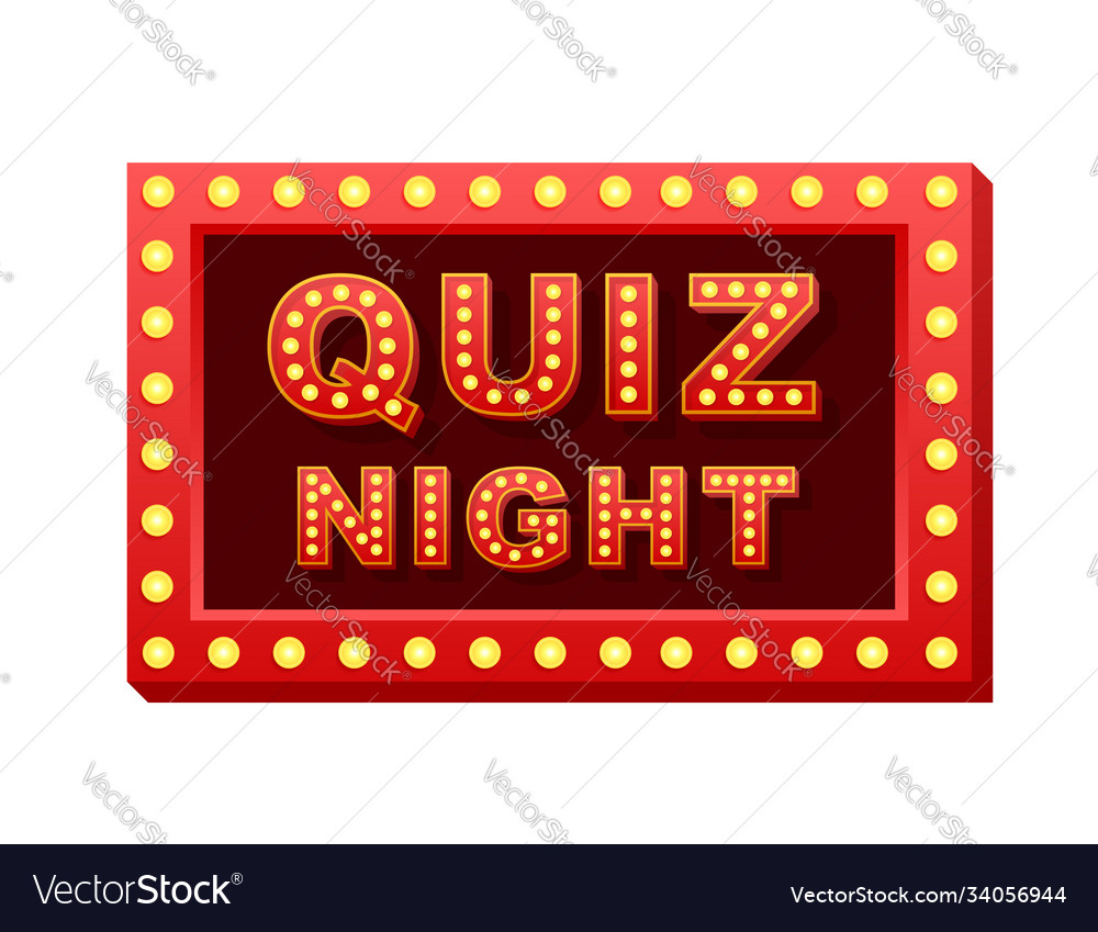 Retro Quiz Night - Lightbulb