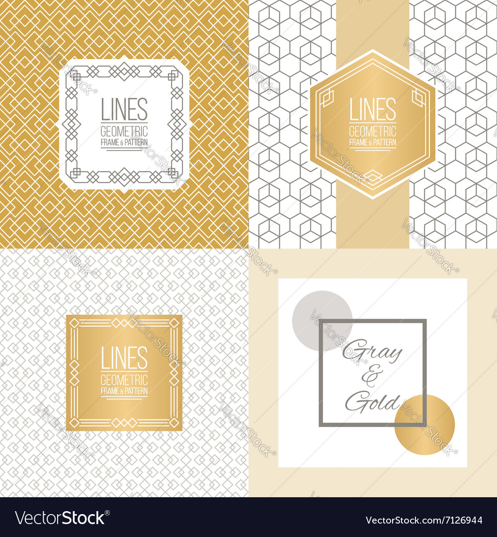 Set of line patterns and linear frames