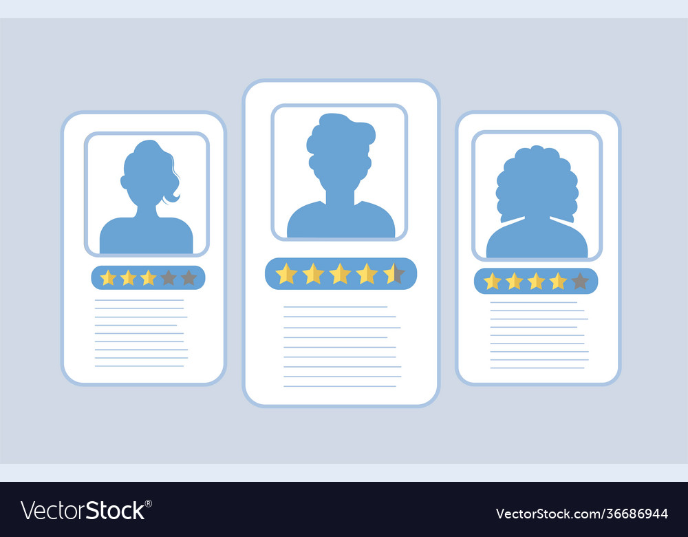 User Profile Card Data Icon Set