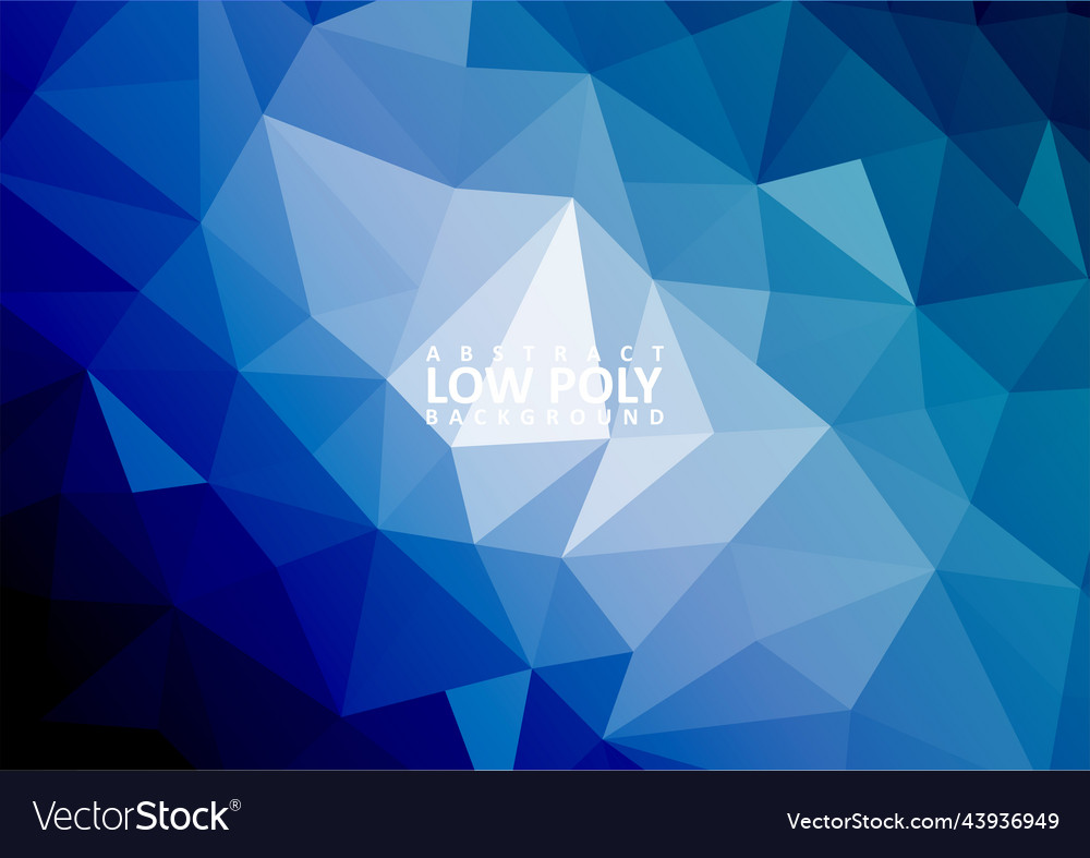 Abstract low poly background with triangle shapes vector image Abstract low poly background with triangle shapes