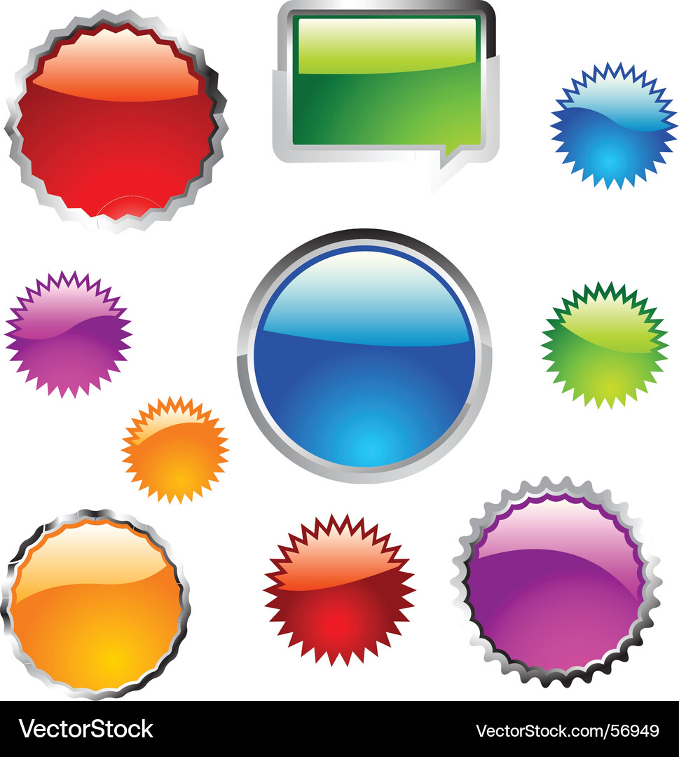 Badges Royalty Free Vector Image - VectorStock