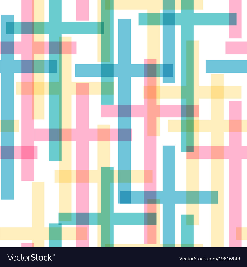 Colorful Cross Pattern