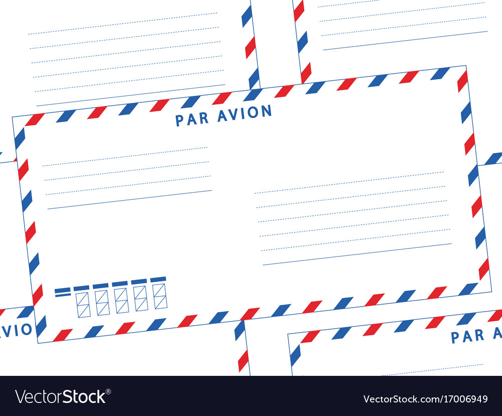 Envelope seamless pattern