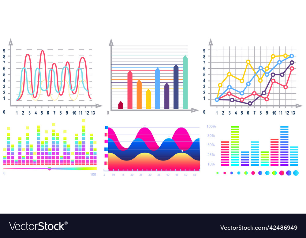 Intelligent technology hud interactive panel data Vector Image