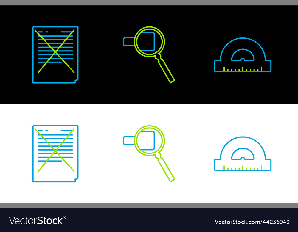 Richtschnur für Messgrade Vector Image Richtschnur für Messgrade