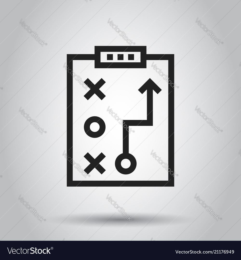 tactical plan document icon business strategy tactical business plan
