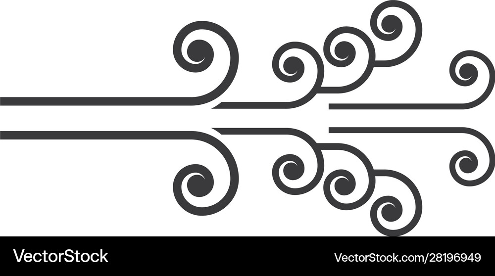 Wind icon design Royalty Free Vector Image - VectorStock