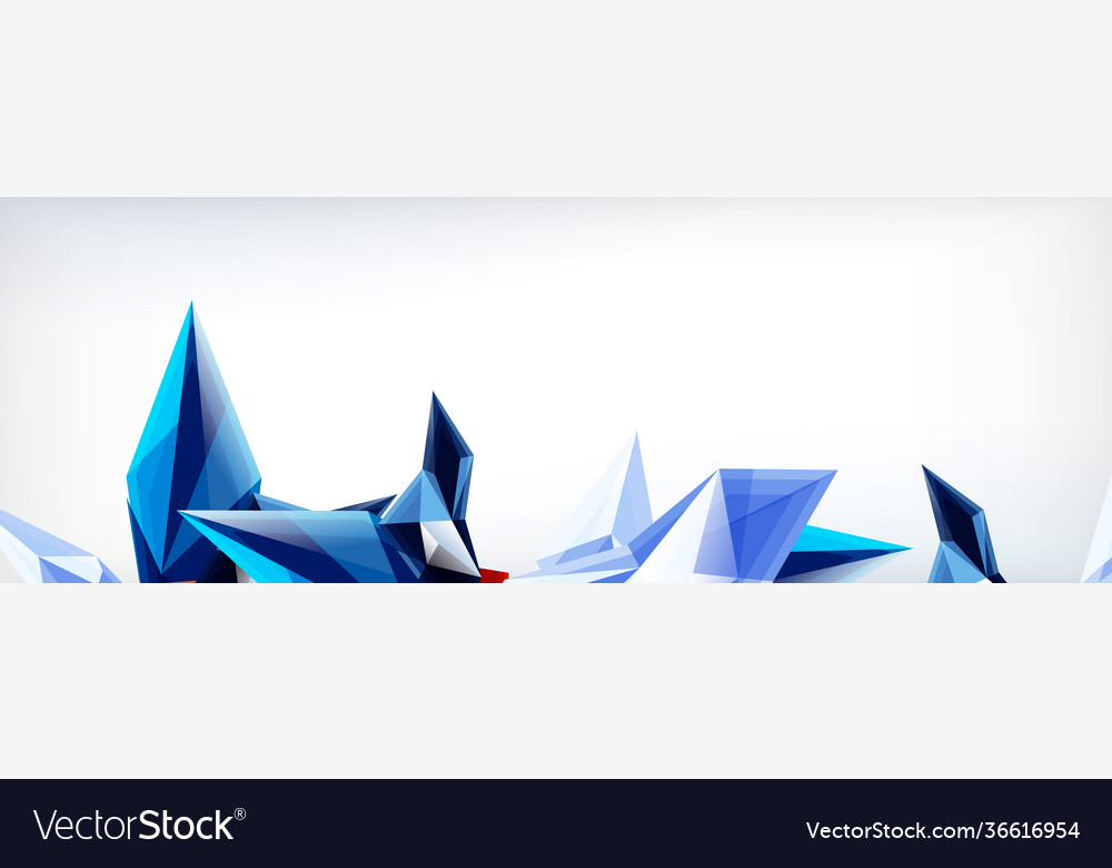 3d triangles and pyramids abstract
