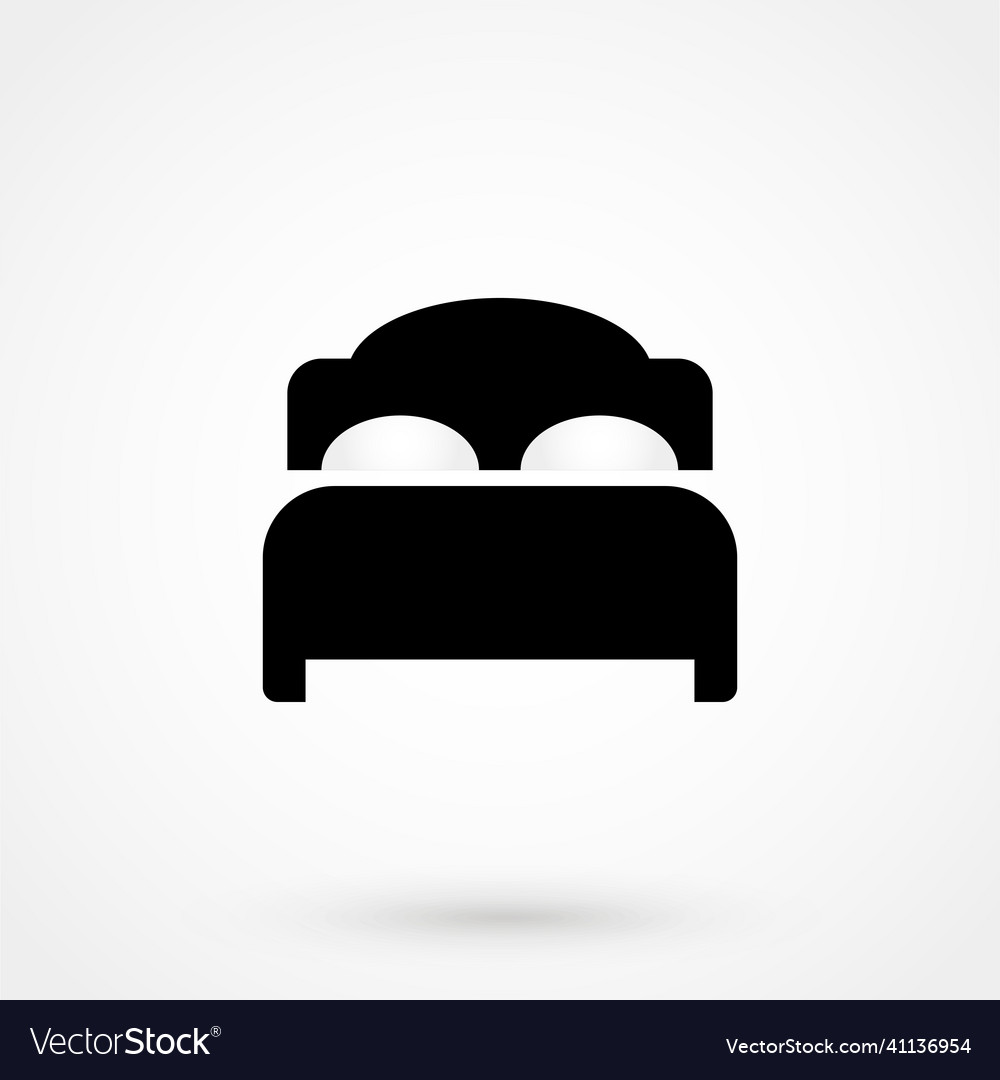 Bed icon Royalty Free Vector Image - VectorStock