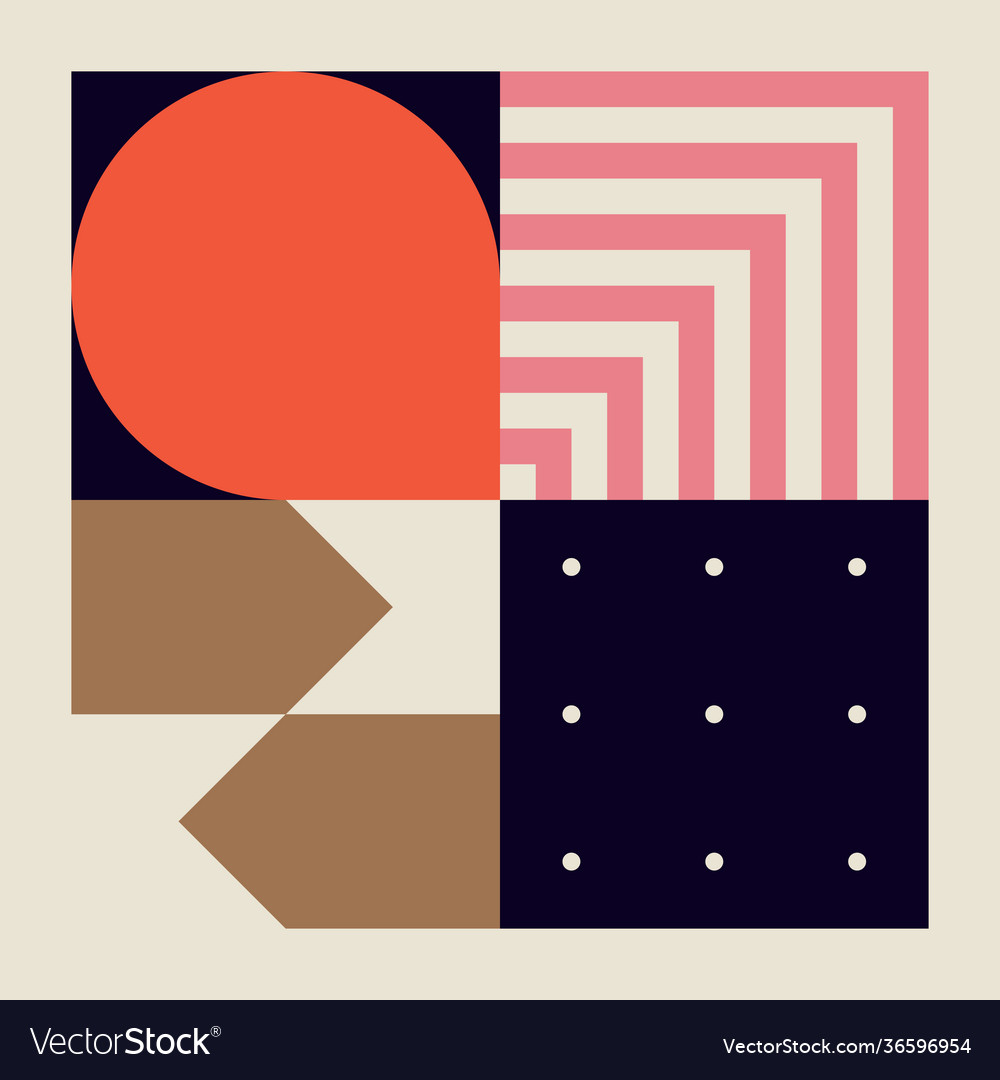 Brutalism design abstract pattern