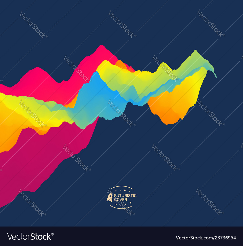 Colorful abstract background dynamic effect vector image Colorful abstract background dynamic effect