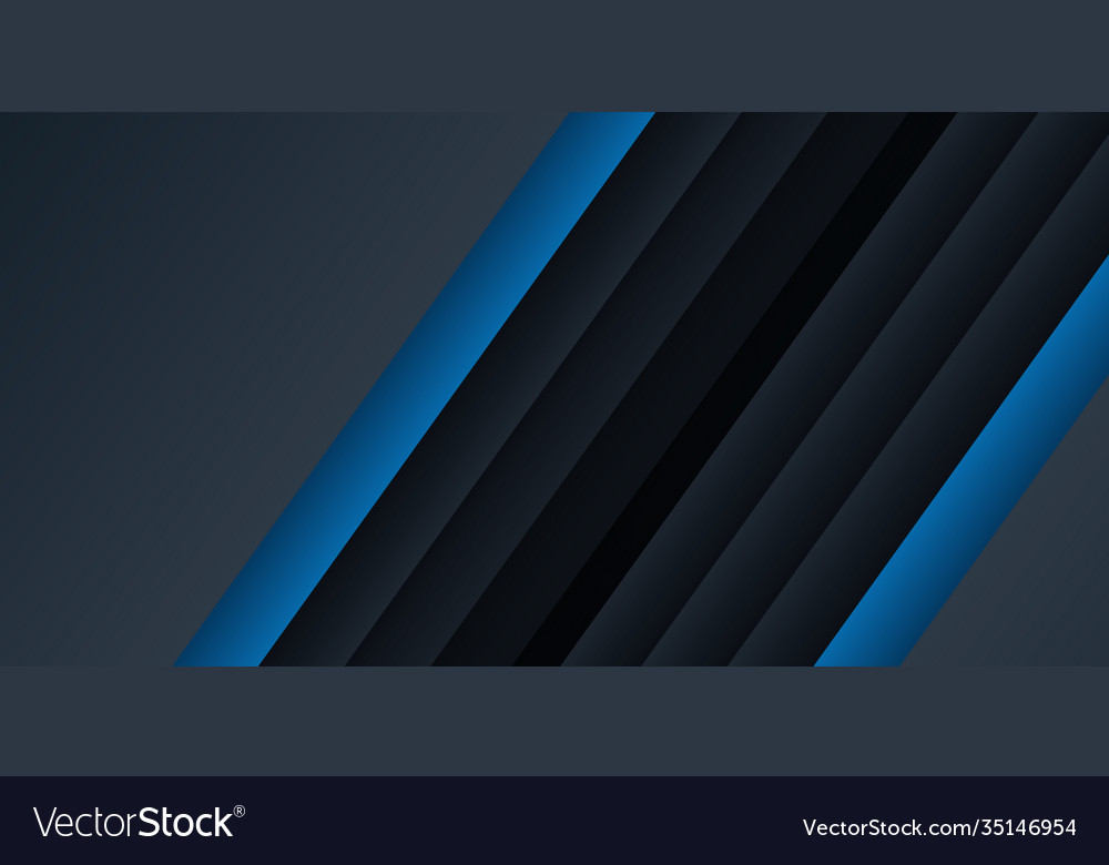 Dark blue background with line elements design Vector Image