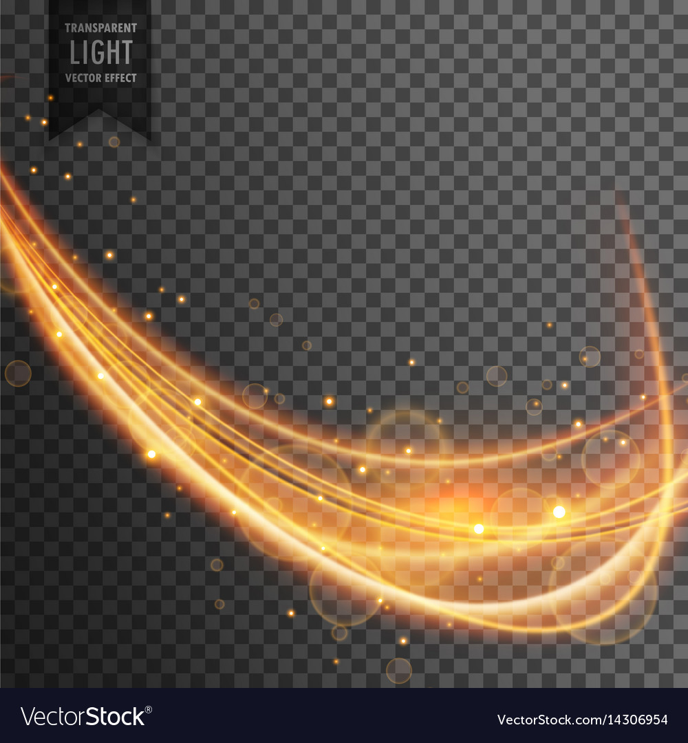 Golden Sparkle Wave Effect