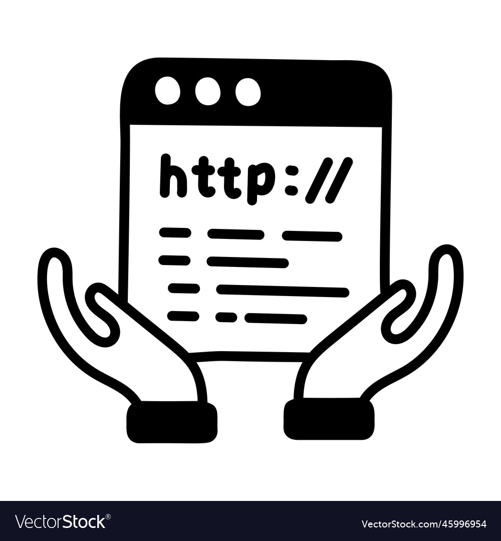 Http service Royalty Free Vector Image - VectorStock
