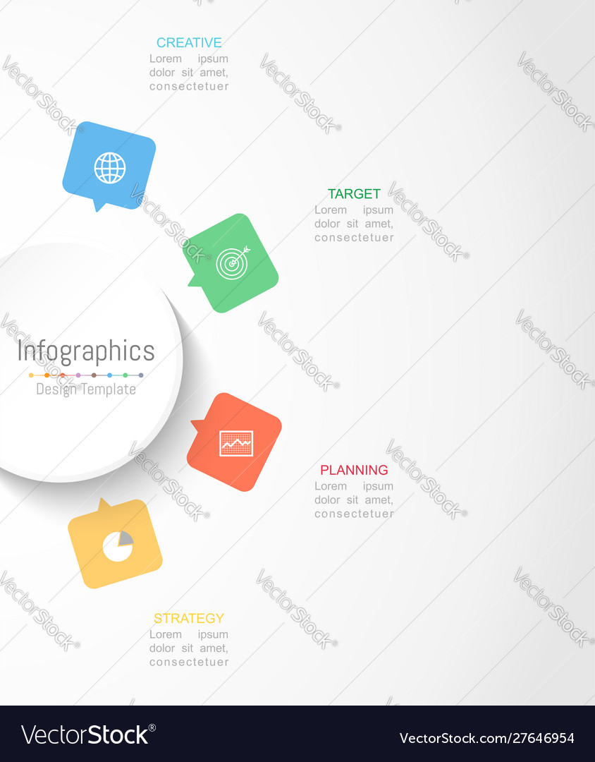 Infographic Elements: Data & Process