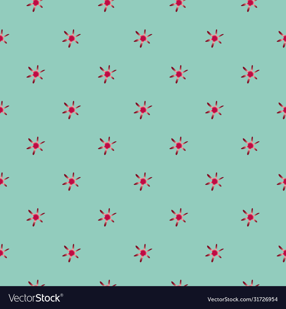 Modern abstract red dwarf seamless pattern vector image Modern abstract red dwarf seamless pattern
