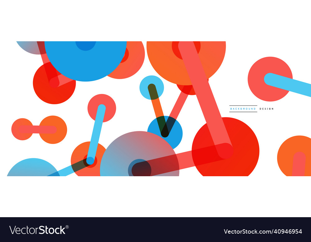 Network concept abstract background dots vector image Network concept abstract background dots